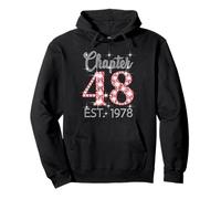 Chapter 48 EST 1978 Happy 48Th Birthday Girl Men Women Pullover Hoodie