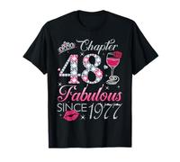 Chapter 48 Fabulous Since 1977 48Th Birthday Gift For Women T-Shirt