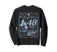 Chapter 48 Fabulous Since 1977 48th Diamond Birthday Queen Sweatshirt