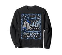 Chapter 48 Fabulous Since 1977 48th Diamond Birthday Queen Sweatshirt