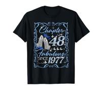 Chapter 48 Fabulous Since 1977 48th Diamond Birthday Queen T-Shirt