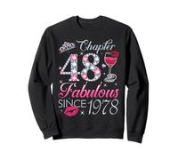 Chapter 48 Fabulous Since 1978 48Th Birthday Gift For Women Sweatshirt