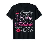 Chapter 48 Fabulous Since 1978 48Th Birthday Gift for Women T-Shirt