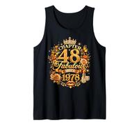 Chapter 48 Fabulous Since 1978 48th Birthday Women Girls Tank Top