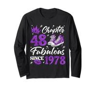 Chapter 48 Fabulous Since 1978 48Th Birthday Women Lady Long Sleeve T-Shirt