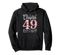 Chapter 49 EST 1977 Happy 49Th Birthday Girl Men Women Pullover Hoodie