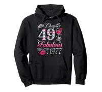 Chapter 49 Fabulous Since 1977 49Th Birthday Gift For Women Pullover Hoodie