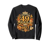 Chapter 49 Fabulous Since 1977 49th Birthday Women Girls Sweatshirt