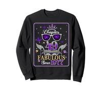 Chapter 49 Fabulous Since 1977 High Heel 49th Birthday Women Sweatshirt