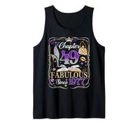 Chapter 49 Fabulous Since 1977 High Heel 49th Birthday Women Tank Top