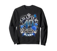 Chapter 49 Fabulous Since 1977 Roses 49th Birthday Women Sweatshirt
