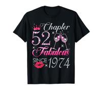 Chapter 52 Fabulous Since 1974 52nd Birthday Gift for Women T-Shirt