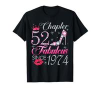 Chapter 52 Fabulous Since 1974 52nd Birthday Gift for Women T-Shirt
