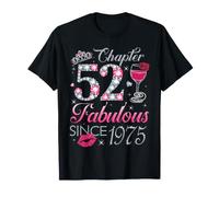 Chapter 52 Fabulous Since 1975 52nd Birthday Gift for Women T-Shirt
