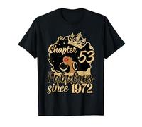 Chapter 53 Fabulous Since 1972 53rd Birthday for Girls Women T-Shirt