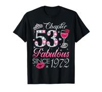 Chapter 53 Fabulous Since 1972 53rd Birthday Gift For Women T-Shirt