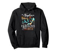 Chapter 53 Fabulous Since 1973 53rd Birthday Women Girls Pullover Hoodie