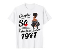 Chapter 54 Fabulous Since 1971 54th Birthday Party for Girls T-Shirt