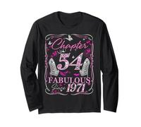 Chapter 54 Fabulous Since 1971 54th Diamond Birthday Queen Long Sleeve T-Shirt