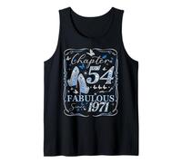 Chapter 54 Fabulous Since 1971 54th Diamond Birthday Queen Tank Top