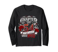 Chapter 54 Fabulous Since 1972 Roses 54th Birthday Women Long Sleeve T-Shirt