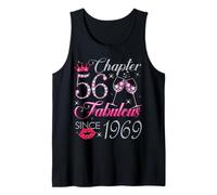 Chapter 56 Fabulous Since 1969 56Th Birthday Gift For Women Tank Top