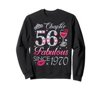 Chapter 56 Fabulous Since 1970 56Th Birthday Gift For Women Sweatshirt