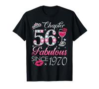 Chapter 56 Fabulous Since 1970 56Th Birthday Gift for Women T-Shirt