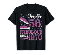 Chapter 56 Fabulous Since 1970 56Th Birthday Girl Lady T-Shirt