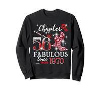 Chapter 56 Fabulous Since 1970 56th Birthday Women Girls Sweatshirt