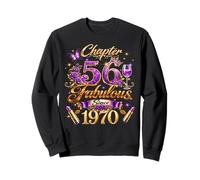 Chapter 56 Fabulous Since 1970 56th Birthday Women Girls Sweatshirt