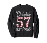 Chapter 57 EST 1969 Happy 57Th Birthday Girl Men Women Sweatshirt