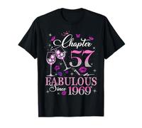 Chapter 57 Fabulous EST 1969 57th Birthday Queen Diamond T-Shirt