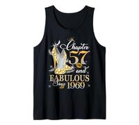 Chapter 57 Fabulous EST 1969 57th Birthday Queen Diamond Tank Top