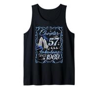 Chapter 57 Fabulous EST 1969 57th Birthday Queen Diamond Tank Top