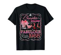 Chapter 57 Fabulous Since 1968 Diamond Heels 57th Birthday T-Shirt