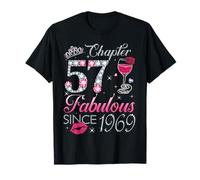 Chapter 57 Fabulous Since 1969 57Th Birthday Gift for Women T-Shirt