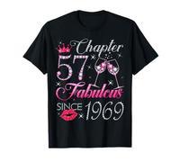 Chapter 57 Fabulous Since 1969 57Th Birthday Gift for Women T-Shirt