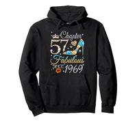 Chapter 57 Fabulous Since 1969 57th Birthday Women Girls Pullover Hoodie