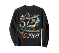 Chapter 57 Fabulous Since 1969 57th Birthday Women Girls Sweatshirt