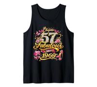 Chapter 57 Fabulous Since 1969 57th Birthday Women Girls Tank Top