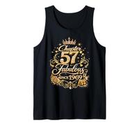 Chapter 57 Fabulous Since 1969 Floral 57th Birthday Women Tank Top