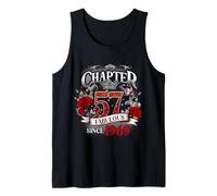 Chapter 57 Fabulous Since 1969 Roses 57th Birthday Women Tank Top