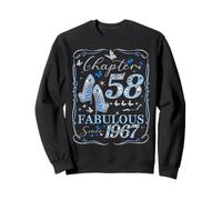 Chapter 58 Fabulous Since 1967 58th Diamond Birthday Queen Sweatshirt