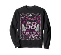 Chapter 58 Fabulous Since 1967 58th Diamond Birthday Queen Sweatshirt