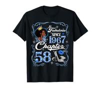 Chapter 58 Fabulous Since 1967 58th Diamond Birthday Queen T-Shirt
