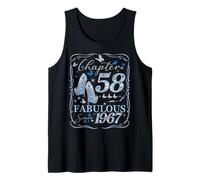 Chapter 58 Fabulous Since 1967 58th Diamond Birthday Queen Tank Top