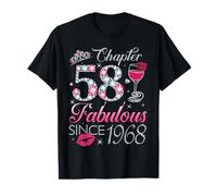 Chapter 58 Fabulous Since 1968 58Th Birthday Gift for Women T-Shirt