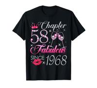 Chapter 58 Fabulous Since 1968 58Th Birthday Gift for Women T-Shirt