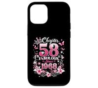 Chapter 58 Fabulous Since 1968 Floral 58th Birthday Women Case for iPhone 12/12 Pro